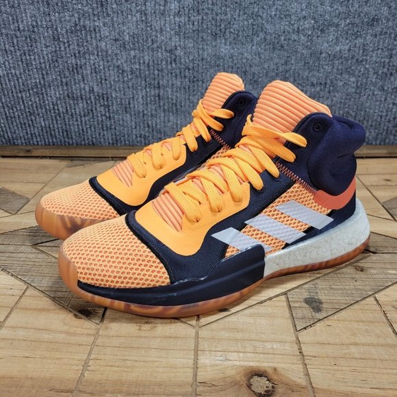 Adidas Marquee Boost Vegas Flash Orange EF9803 Basketball Shoes Men's size 9 - Picture 2 of 8